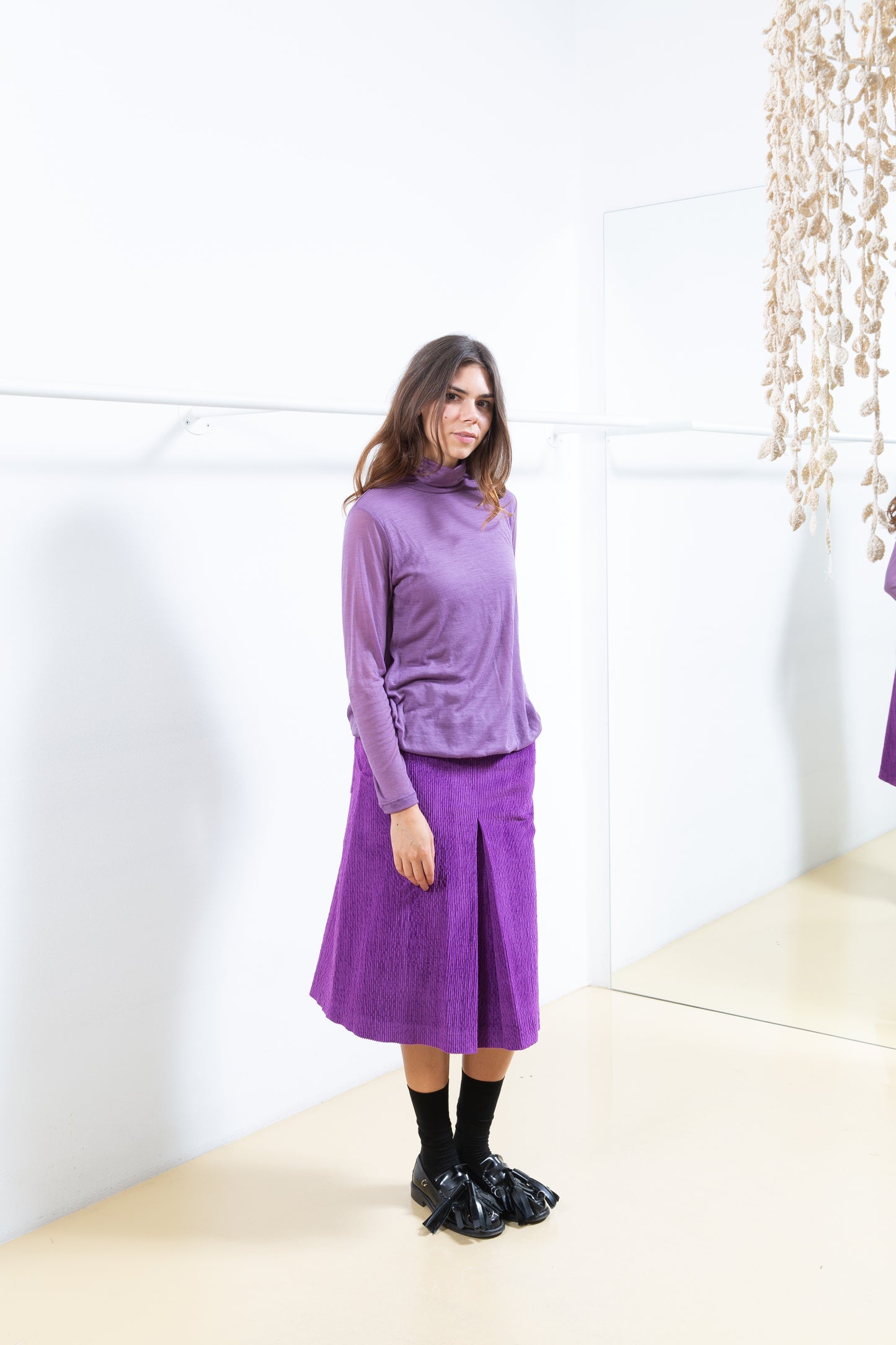 Purple Turtleneck