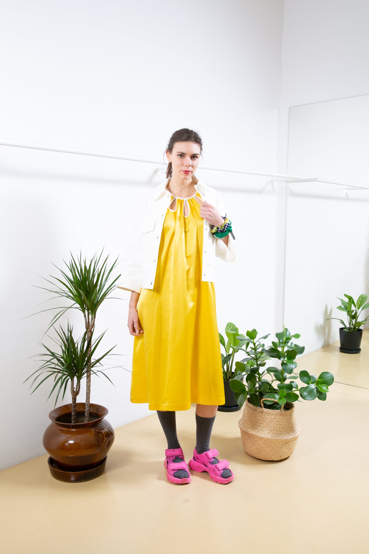 Teardrop Dress in Yellow