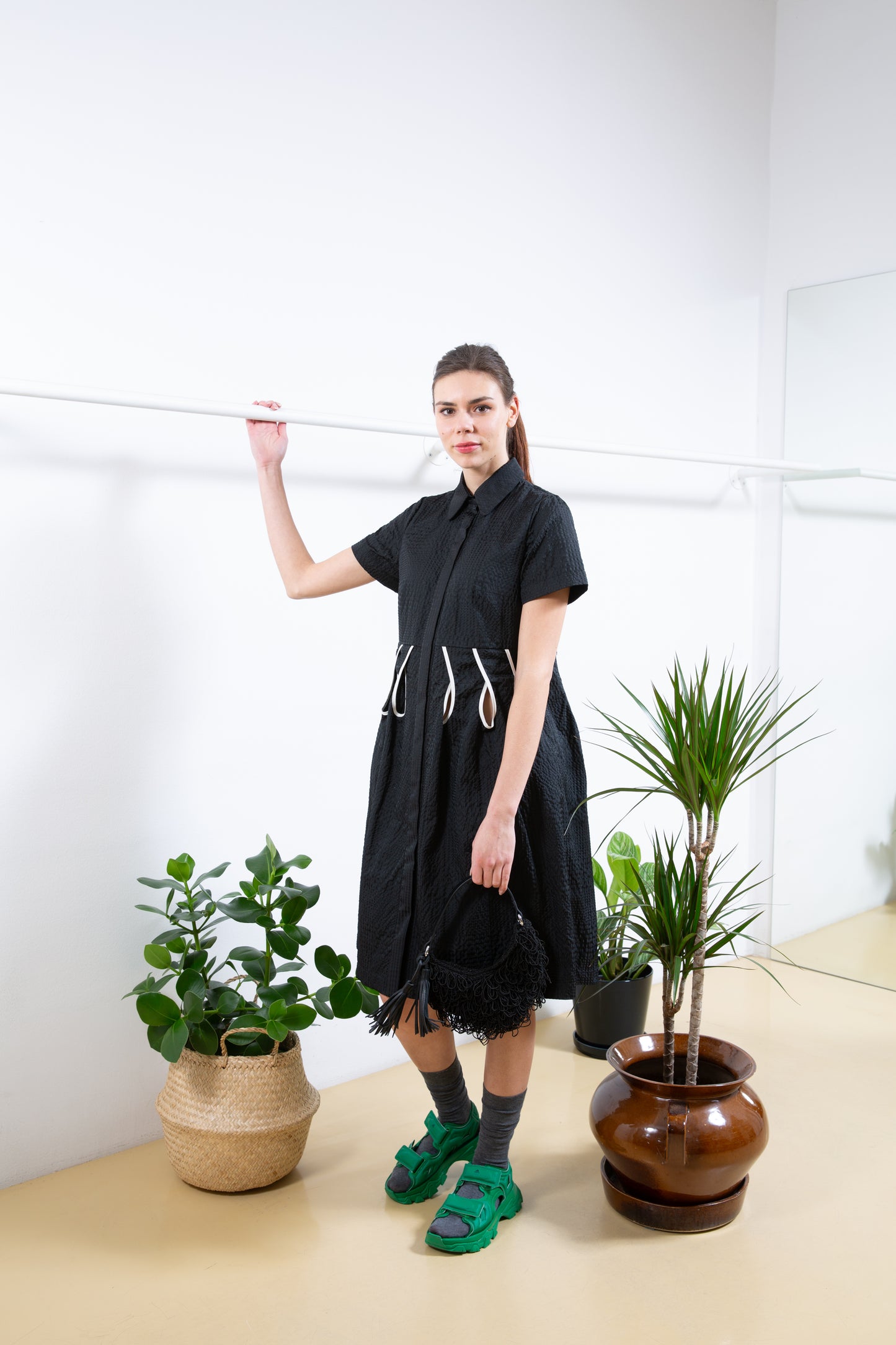 Black Shirt Dress