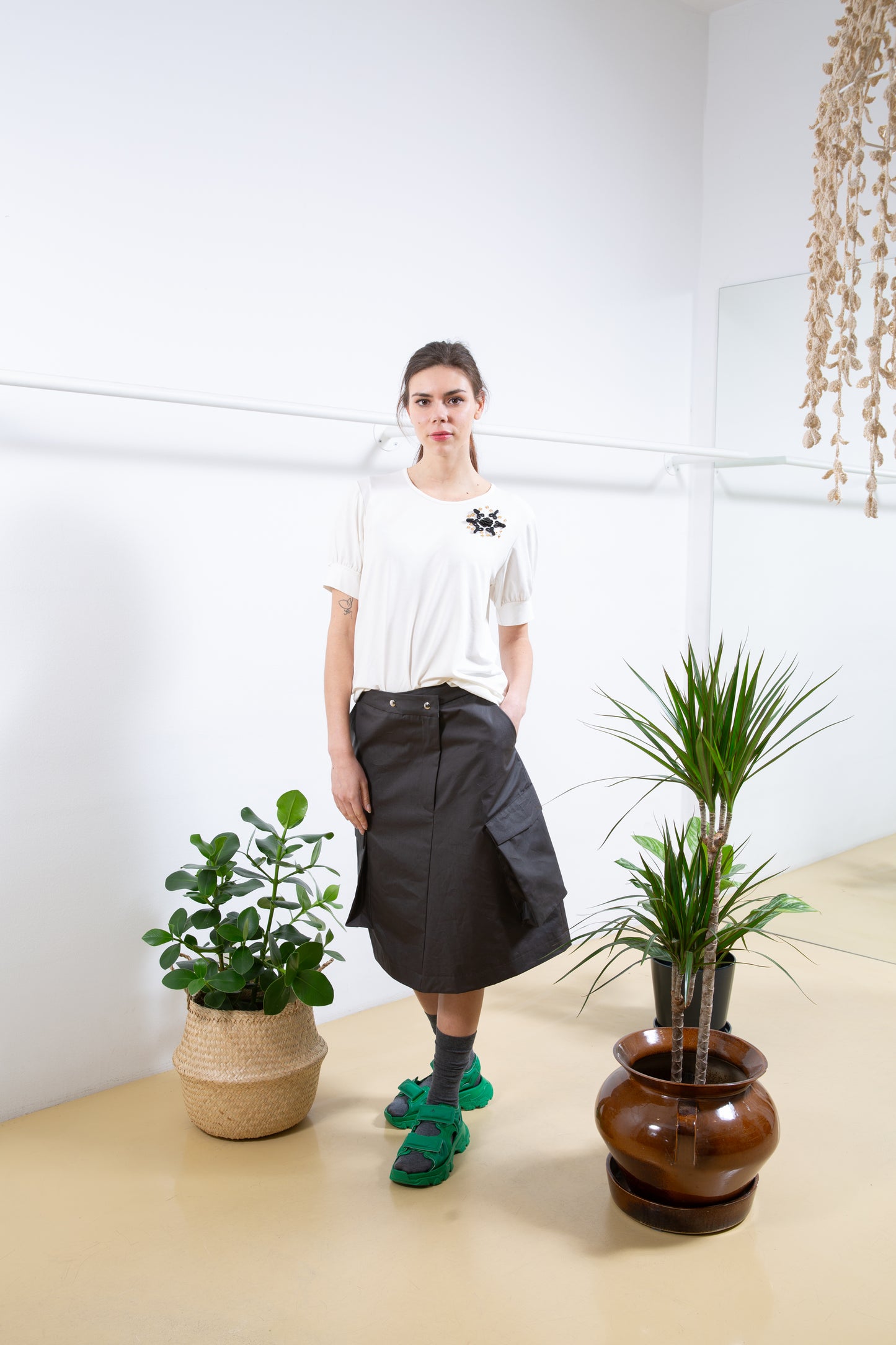 Black skirt