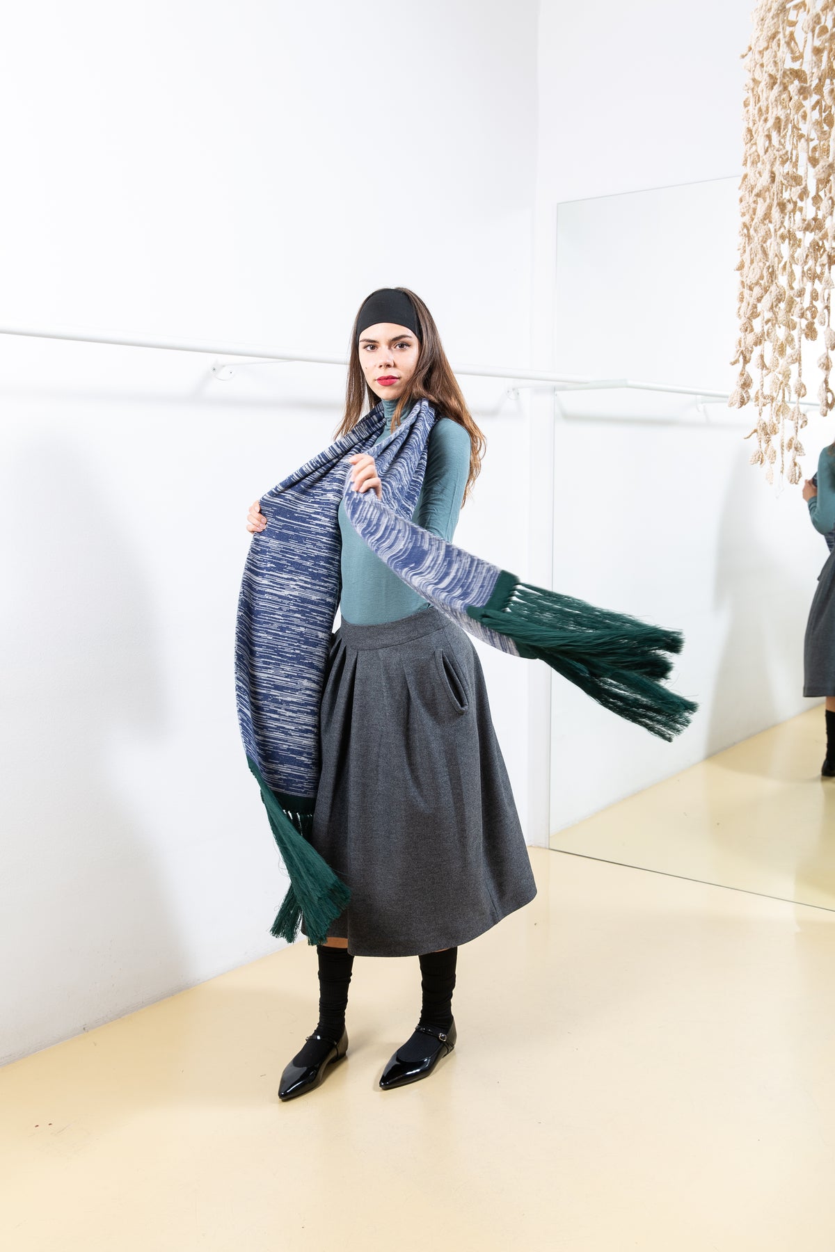 BLUE SCARF