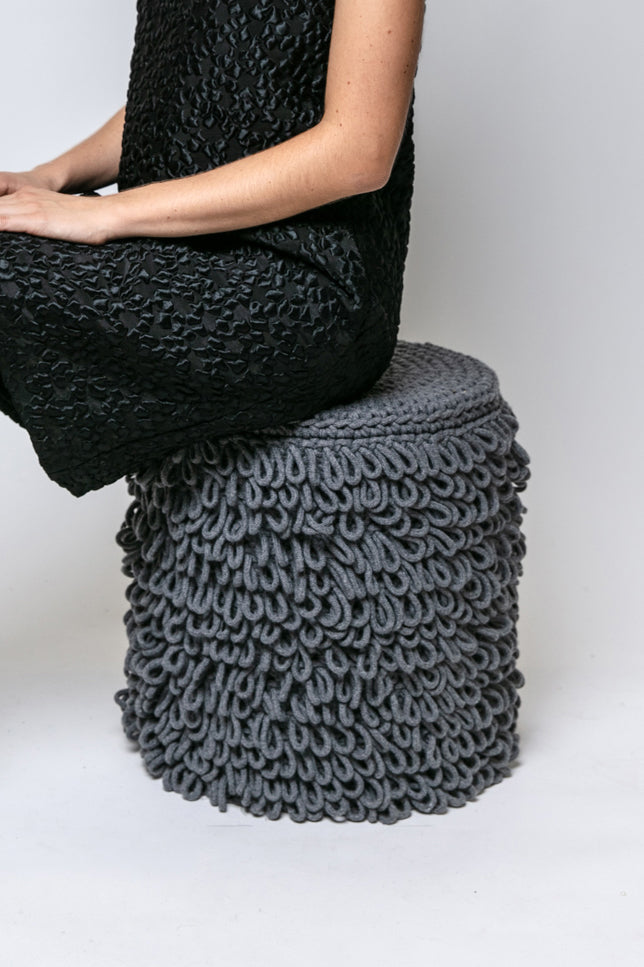 CROCHETED POUF 1