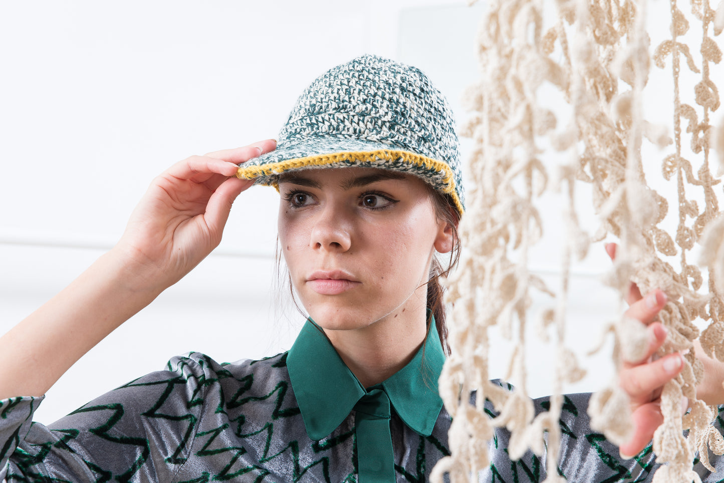 CROCHETED BASEBALL CAP