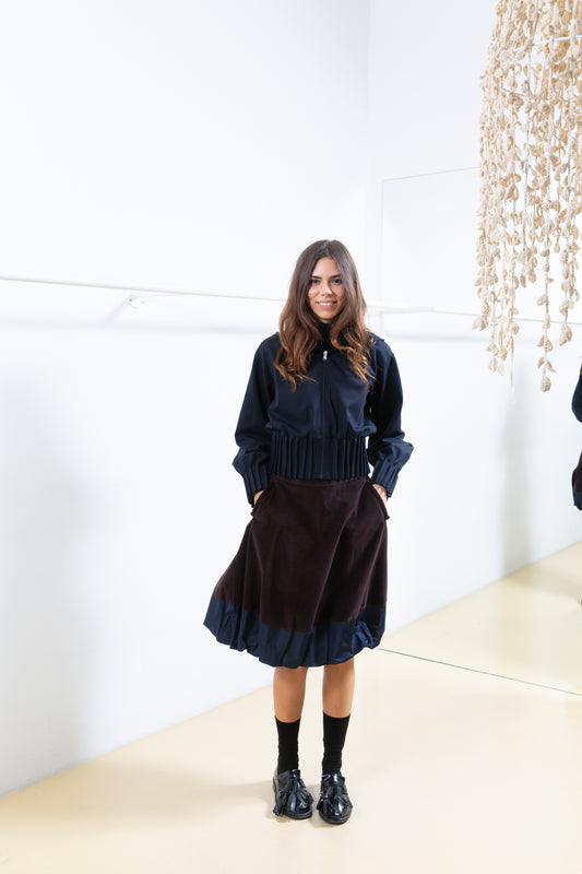 Brown Bubble Skirt