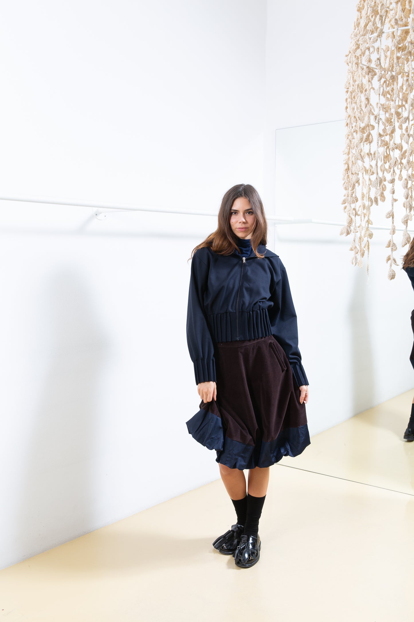 Brown Bubble Skirt