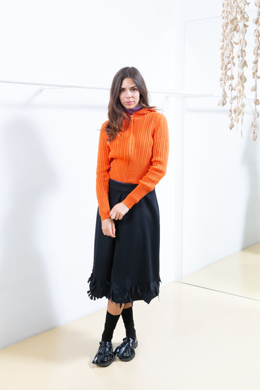 Orange Cardigan