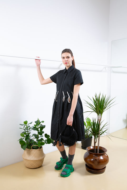 Black Shirt Dress