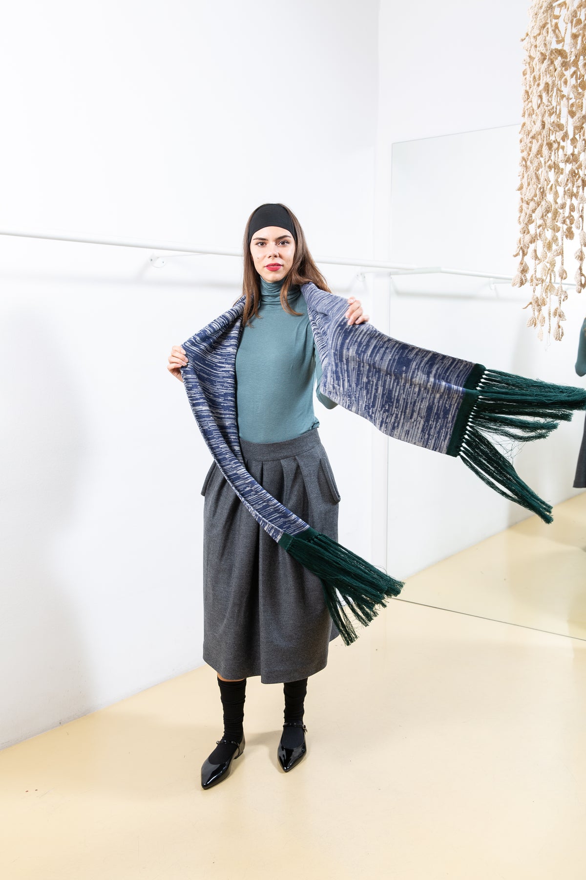 BLUE SCARF