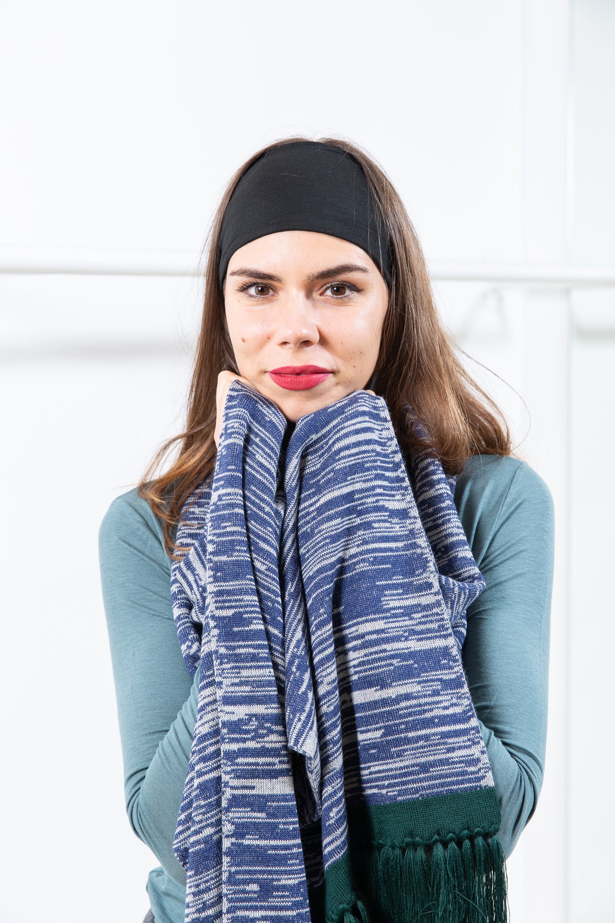 BLUE SCARF