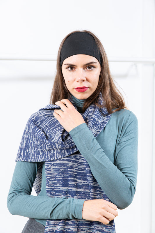 BLUE SCARF