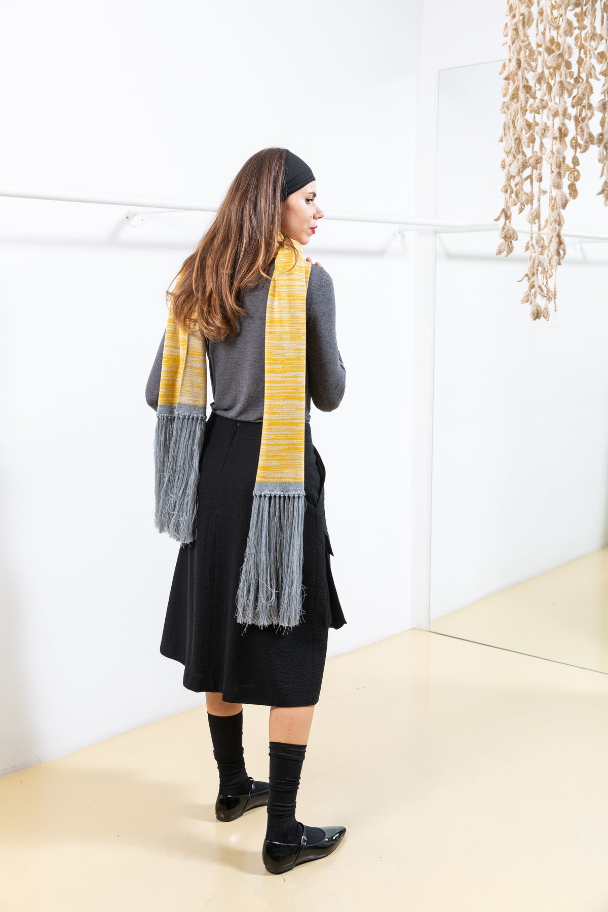 YELLOW SCARF