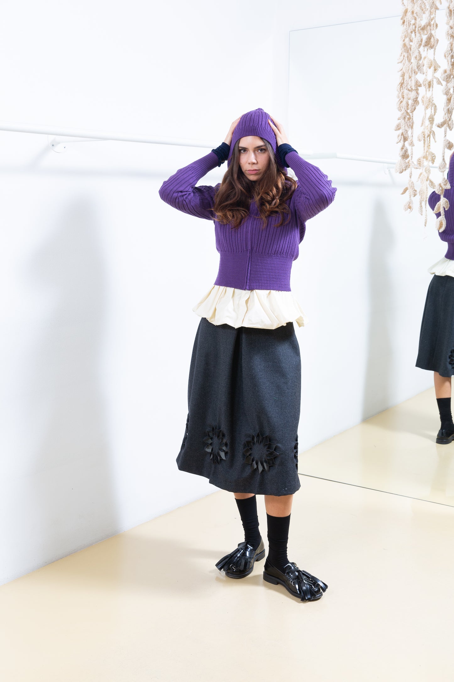 Purple Cardigan