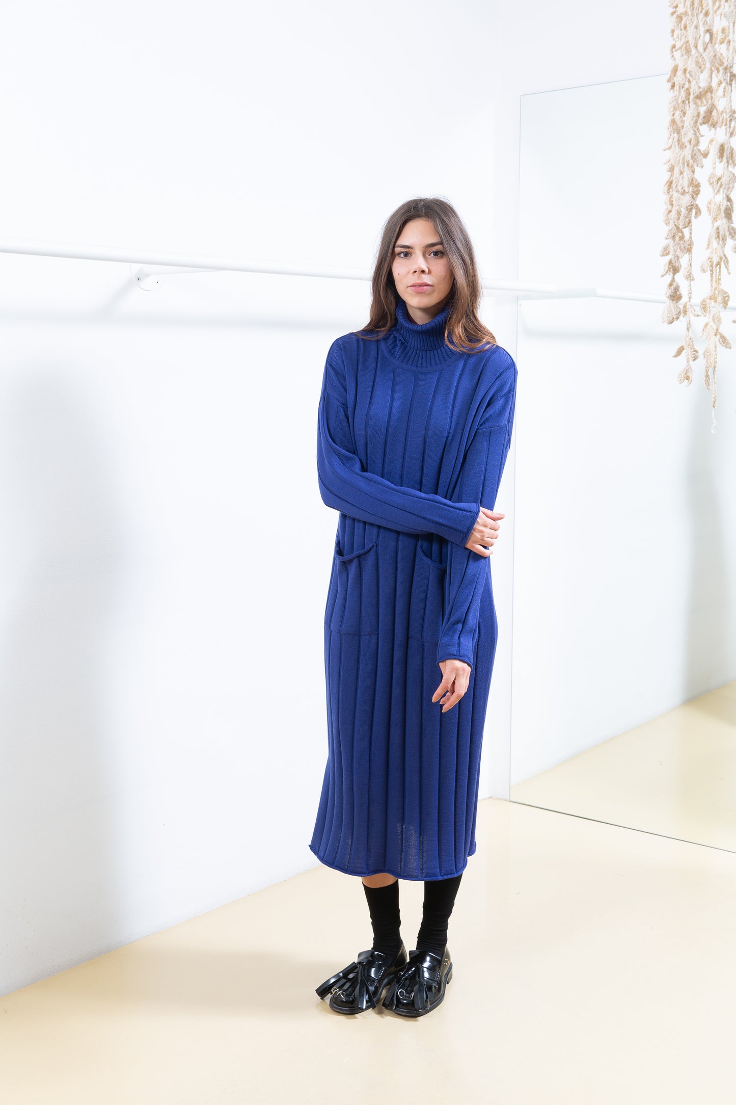 Blue Sweater Dress
